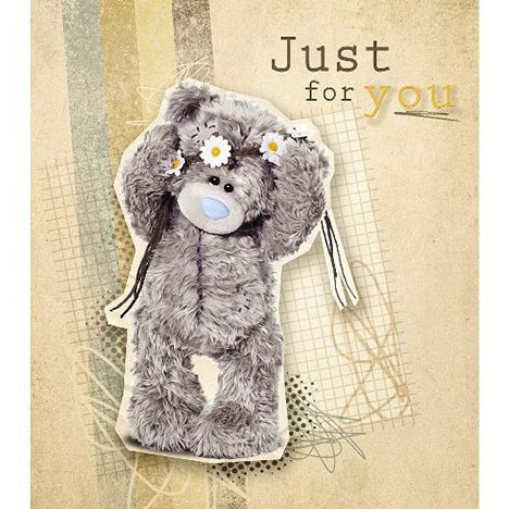 Just For You Tatty Teddy with Daisies Me to You Bear Card £1.89